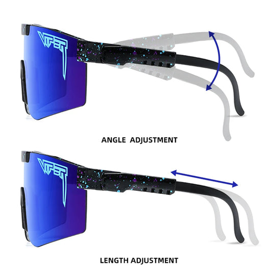 Lunettes de soleil Pit Viper Outdoor Sport Homme Femme Conduite Lunettes de soleil UV400 Cycle Lunettes de soleil Femme Fashion Shades